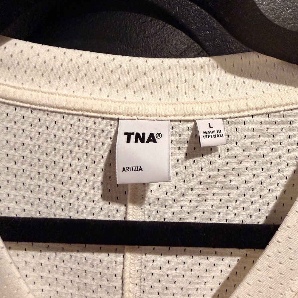 Aritzia Cream Jersey with Orange 32 Numbers - Size L - Picture 3 of 3